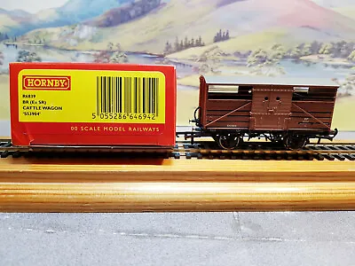 R6839 Hornby BR (Ex SR) Cattle Wagon No.S53904 • £21