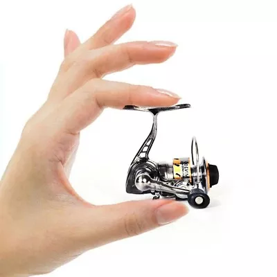 POWER Full Metal Mini  Small Spinning Reels Carp Raft Fishing Wheel Fish Gear • $15.97