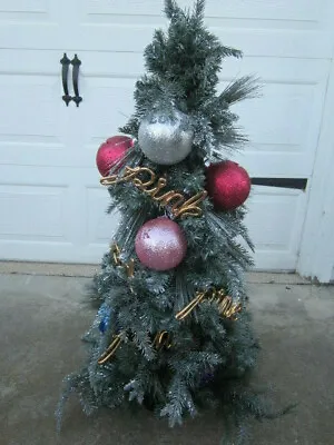 Victoria's Secret PINK Christmas Tree W/ Ornaments DOG PINK VS Holiday RARE • $299.99