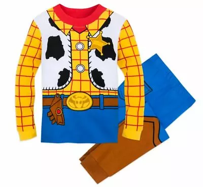 £15.37 • Buy Disney Woody Costume Style Pajama Set PJ Pals For Boys - (105cm-115cm) With Tags