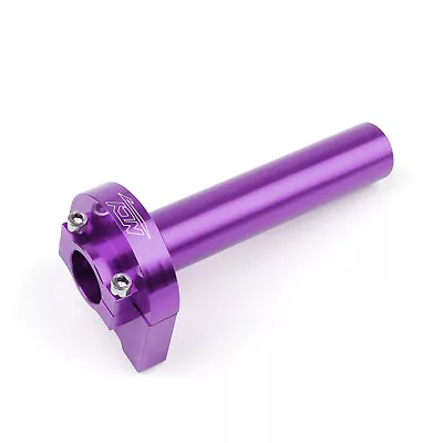 CNC Twist Throttle Fits Moped Scooter Street Motor Dirt Monkey Bike Purple RM T9 • $16.68