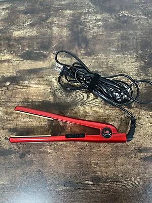 Chi Air Expert Hair Straightener Ceramic Flat Iron 1  Red CA1013 • $29.99