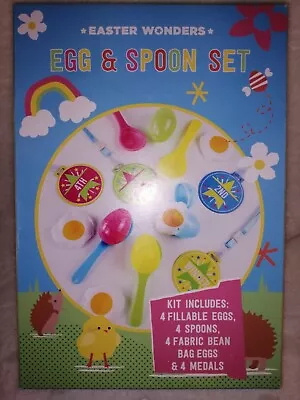 Eater  Egg And Spoon Race Game Set Outdoor Games Set Of 4 • £8.89