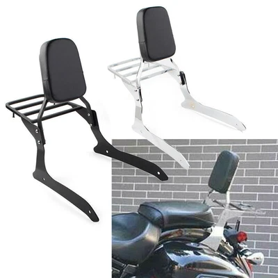 $209.97 • Buy Backrest Sissy Pad & Luggage Rack For Yamaha  XVS1300A Midnight V Star 2007-2015