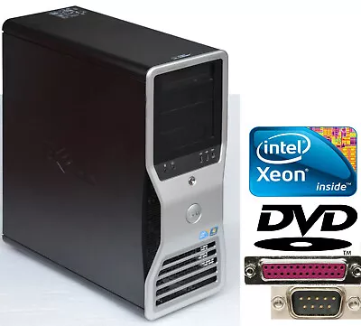 Work Station Dell Precision T7500 Xeon 4GB RAM 500GB Windows XP Lpt RS-232 #275 • £454.97