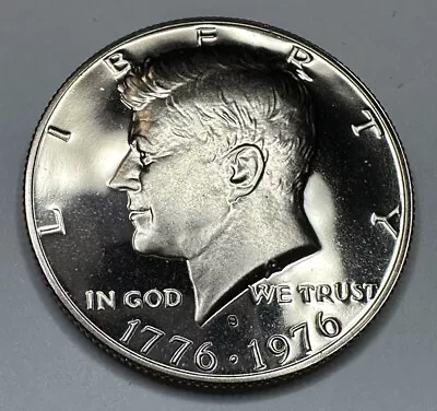 1976-S Kennedy Half Dollar Proof 50cent Piece. Untouched From US Mint Set. • $7.75