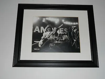 Framed Ramones 1979 B/W NYC Punk Johnny Joey Marky Live On Stage 14 X17  • $45