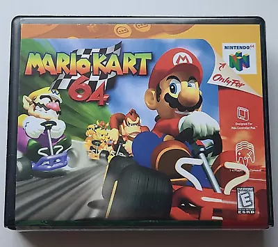 Mario Kart 64 CASE ONLY Nintendo 64 N64 Box BEST Quality Available • $14.97