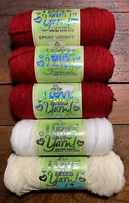 I Love This Yarn * SPORTS WEIGHT * 3 - COLORS TO PICK FROM * SOLD PER SKEIN • $3.06