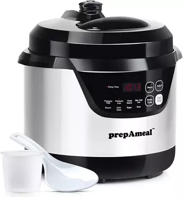 3 Quart Pressure Cooker 8 In 1 Multi Use Programmable Instant Cooker Electric Pr • $99.99