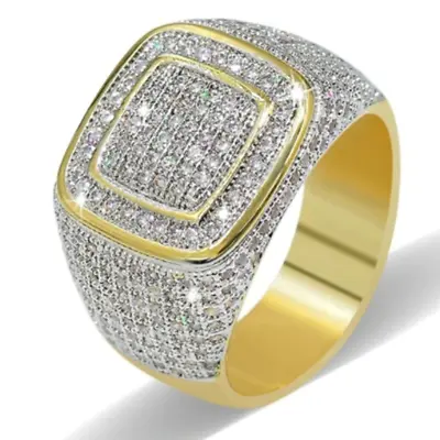 New Rings Gold Plated Men's Rings For Men Gold Plated Men's • $11.91