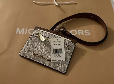 Michael Kors Ladies Leather Lanyard Purse White New & Tags Rrp £188 MK Free Post • £32