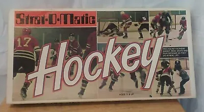 Vintage 1978 Strat O Matic Hockey Game Play Like A Pro Shoot Pass Skate  S10 • $67.99