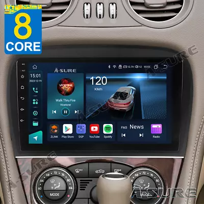 4+64GB For Mercedes-Benz SL R230 SL350 SL500 Android 13 Car Stereo Radio CarPlay • $299.99