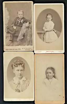 CDV Photo Lot Carson City Nevada Paris Richmond Virginia ID'd 1800s • $138.77