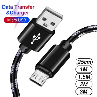 Fast Charge Micro USB Charger Cord Cable For Samsung S5 S6 S7 Edge J5 J6 Google • $8.69