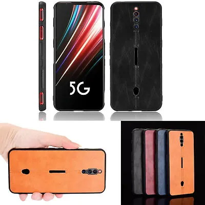 Leather Case Back Cover Skin Shell For ZTE Nubia Red Magic 5S 5G Mobile Phone • $5.79