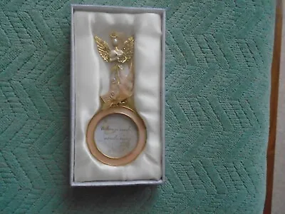 Angel Photo Frame Ribbon To Hang New In Box Excellent Unused • £2.50