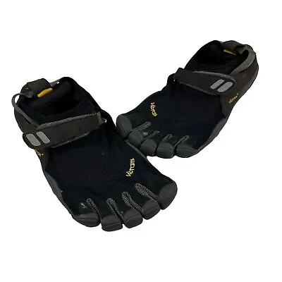 Vibram FiveFingers Treksport Women's SZ 40 Black Barefoot Running Shoes W4485 • $34.77