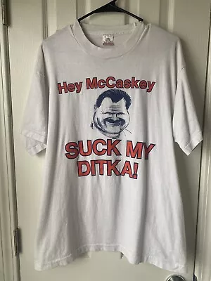 Vintage Chicago Bears Mike Ditka Shirt RARE XL 90s • $49.99