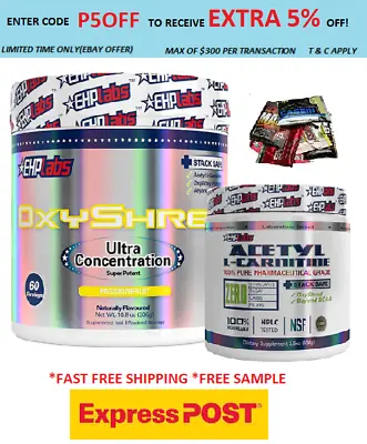 $97.90 • Buy Ehplabs Oxyshred Thermogenic Fat Burning & Lcarnitine/ Express /weight Loss// 