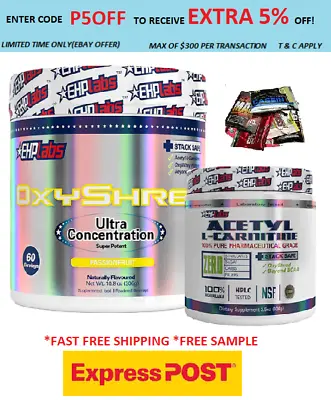 Ehplabs Oxyshred Thermogenic Fat Burning & Lcarnitine/ Express /weight Loss//  • $97.90