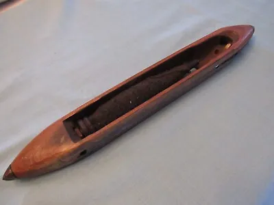 Antique Flying Boat Shuttle -Vintage Weaving Spinning Wool Loom Bobbin • $22.95