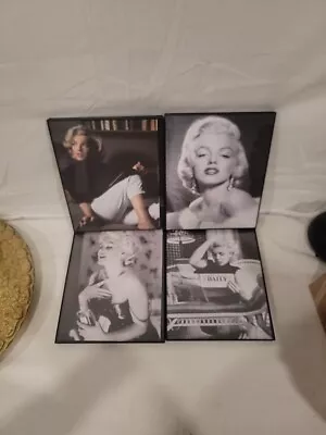 Marilyn Monroe (4) Famous Photos framed  Collectible  In Beautiful Condition  • $100