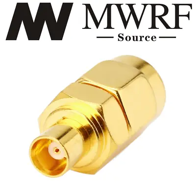 MCX Female To SMA Male RF Coaxial Adapter; US Stock; Fast Shipping • $5.99