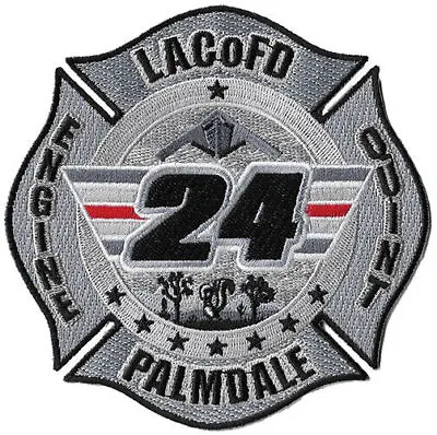 LA County Station 24 Grey Palmdale Squirrel NEW Fire Patch . • $6.95