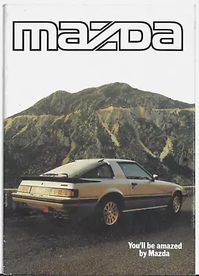 Mazda 323 626 929 RX-7 B1800 E2000 1985 UK Market Sales Brochure • $16.18