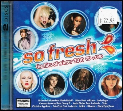 $9 • Buy SO FRESH: THE HITS OF WINTER 2010 - Oz CD+DVD - JUSTIN BIEBER Usher ADAM LAMBERT