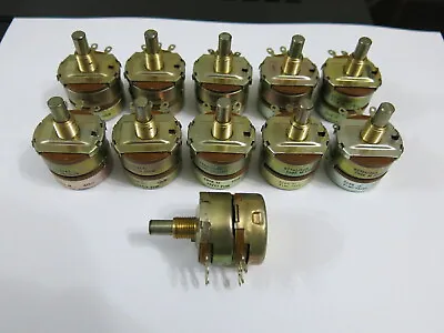 Plessey A500K 500K LOG Dual Potentiometer (MADE IN ENGLAND)(similar Marantz 7c) • $68