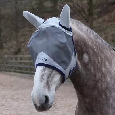 Masta Fly Mask With Ear Protection Grey • £22.95