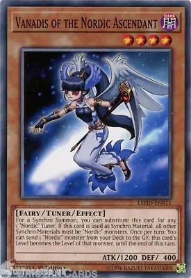 LEHD-ENB11 Vanadis Of The Nordic Ascendant 1st Edition Mint YuGiOh Card • £0.99