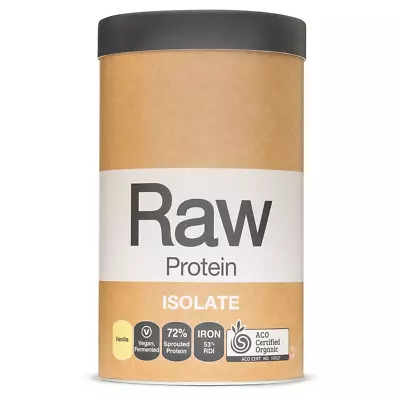 Amazonia Raw - Vanilla Protein Isolate - 70% Pea & 30% Rice Vegan Protein  • $46.95