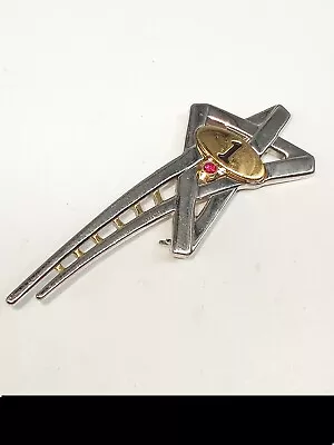 Vintage Mary Kay Ladder Of Success Star Consultant Brooch Pin With Rhinestone • $16