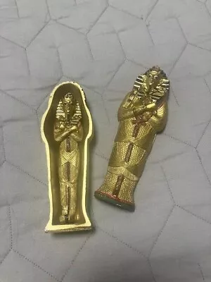 Egyptian Mummies Figure Mummy In A Sarcophagus Tutankhamun Resin Statue • $6.99