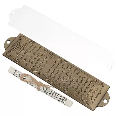 1 Set Religious Holy Scroll Mitzvah Gift Jewish Door Thing Door Mezuza Cover ... • $18.10