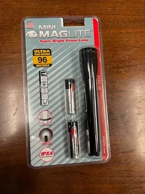 Mini MagLite Flashlight Super Bright Xenon Lamp 14 Lumens IPX4 Water Resistant  • $18.99