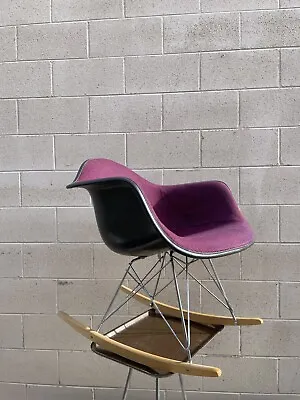 Eames RAR Herman Miller Fiberglass Rocker Rocking Chair Alexander Girard Fabric • $600