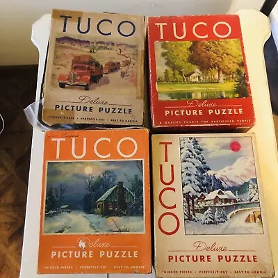 Vintage Puzzle Lot TUCO 350-400 Piece Lot #25 • $40