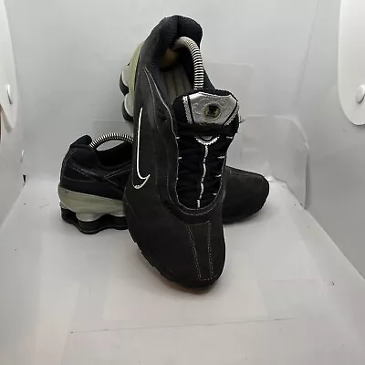 Nike Shox TW 2007 Athletic Sneakers Black Print Silver Chrome Women's Size 8 • $20