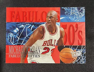 1995-96 Fleer Ultra Fabulous Fifties 50's #5 Michael Jordan • $3.25