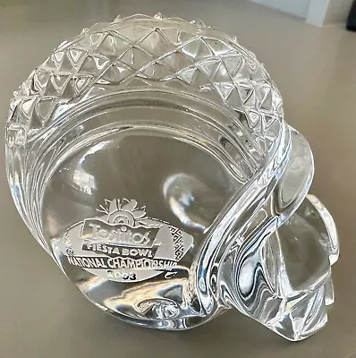 Waterford Crystal Football HelmetTostitos Fiesta Bowl National Championship '03 • $99.99