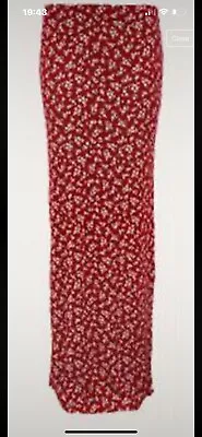 Red Floral Maxi Tube Skirt. Select. New With Tags • £2.99