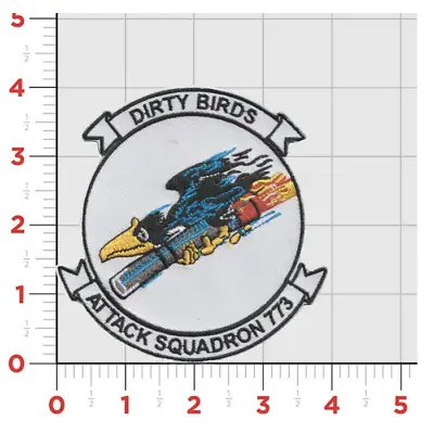 $29.99 • Buy 4  Navy Va-773 Dirty Birds Attack Squadron Embroidered Patch