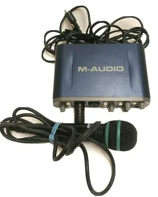 M-Audio Fast Track Pro Digital Recording & AKG D880 Rare Dynamic Cardioid Mic • $159.99