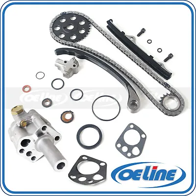 Timing Chain Kit For 89-97 Nissan 240SX D21 Pickup 2.4L KA24E W/ With Oil Pump • $49.99