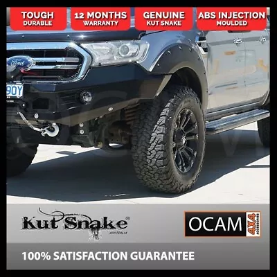 Kut Snake Flares Front Set For Ford Ranger PX MKII 2015-2018 Extra Slim ABS Fro • $329